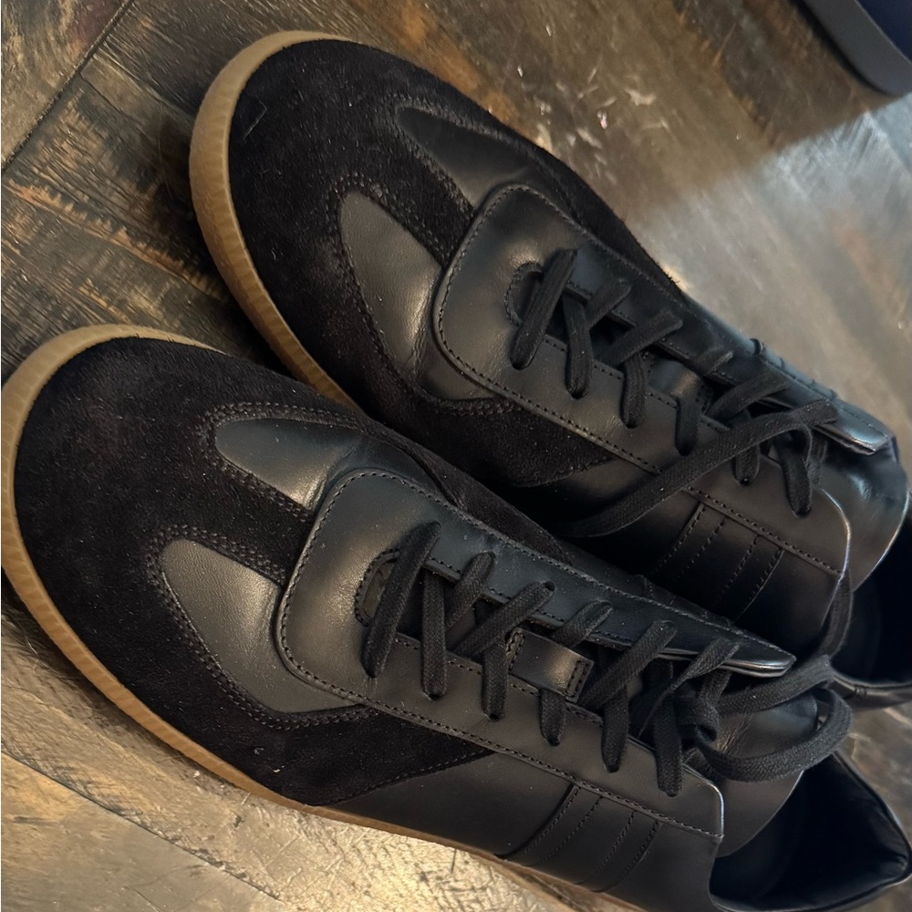 GUSTIN black ARMY TRAINER size 11